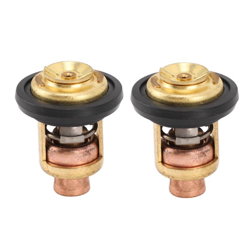 2pcs 6e5 12411 30 00 Motor Thermostat, Metall -Außenborder Thermostat, für Außenbord 25 PS 25LH -Zylinder Kurbelgehäuse und Außenborder 9,9 PS 9,9 MSHB Zylinder Kurbelgehäuse von Zoeyilan