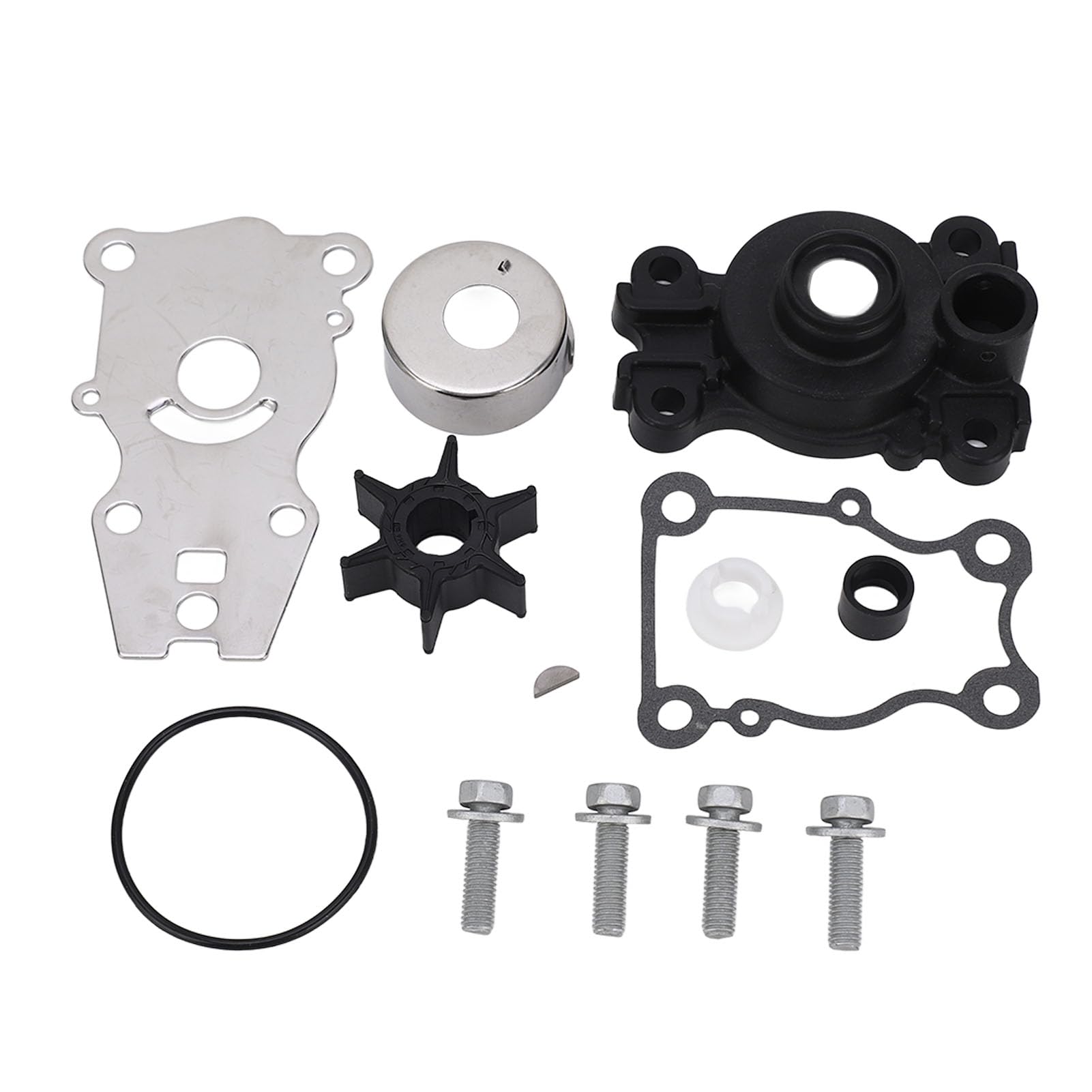 Zohisin 66t W0078 00 66t W0078 00 00 11 0×10 0×10 Laufrad-Kit mit Gehäuse 66t W0078 00 Bootsmotor Motorteile für 25 30 40 PS Außenbordmotor 66t W0078 00 Laufrad-Service-Kit von Zohisin