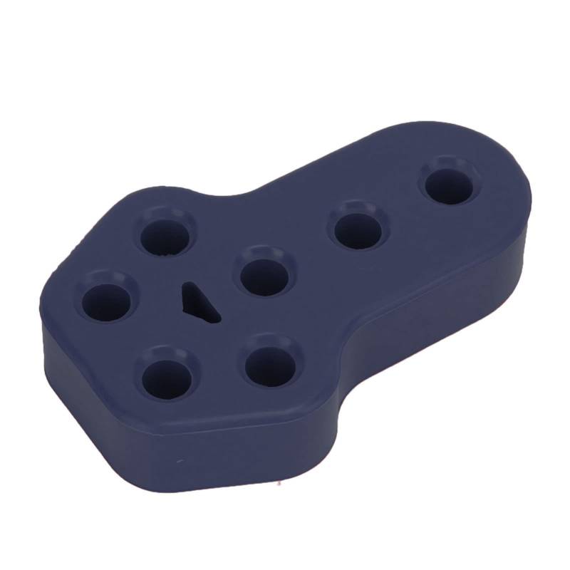 Zohisin Auto-Auspuff-Aufhängungsbuchse, Schalldämpfer, Gummi-Isolator, Halterung, Löcher, 12 mm Durchmesser, gelb (Blau) von Zohisin