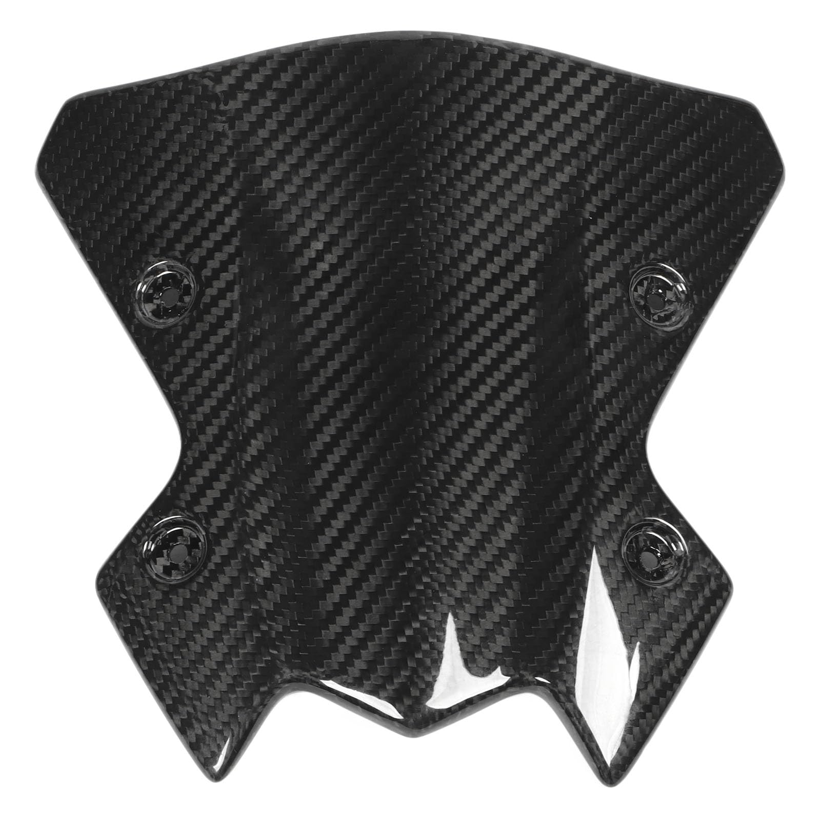 Zohisin Motorrad-Windschutzscheibe, Motorrad-Windschutzscheibe, 27 0×23 0×6, Motorrad-Windschutzscheibe, Windschutzscheibe, Carbon, schützend, hohe Zähigkeit, für Z900 2020 bis von Zohisin