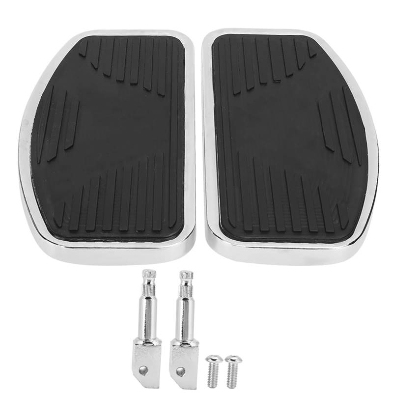 Zohisin 2Pcs Motorrad Pedal Schwarz Gummi Motorrad Fusttze Pedal Zubehr fr Shadow ACE VT400 750 1997-2003 von Zohisin