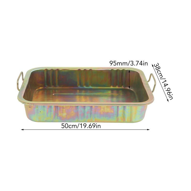 Zohisin Stahlabflusswanne: Das Werkzeug für die Wartung des Autos (500x380x95mm) von Zohisin