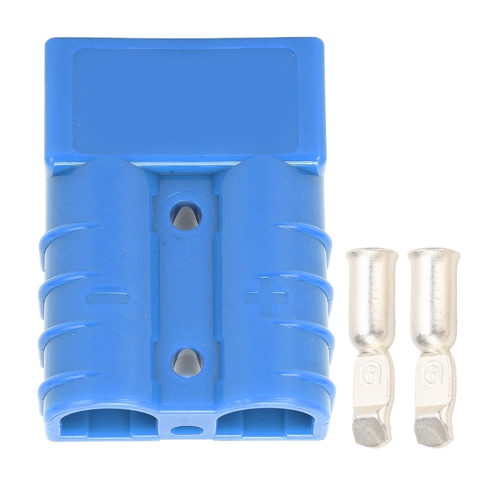 Zohisin-Stromanschluss, 50 A, 600 V, SB50A, Crimp-Anschluss, Zubehör mit 2 Klemmen für Batterie, rot (Blue) von Zohisin