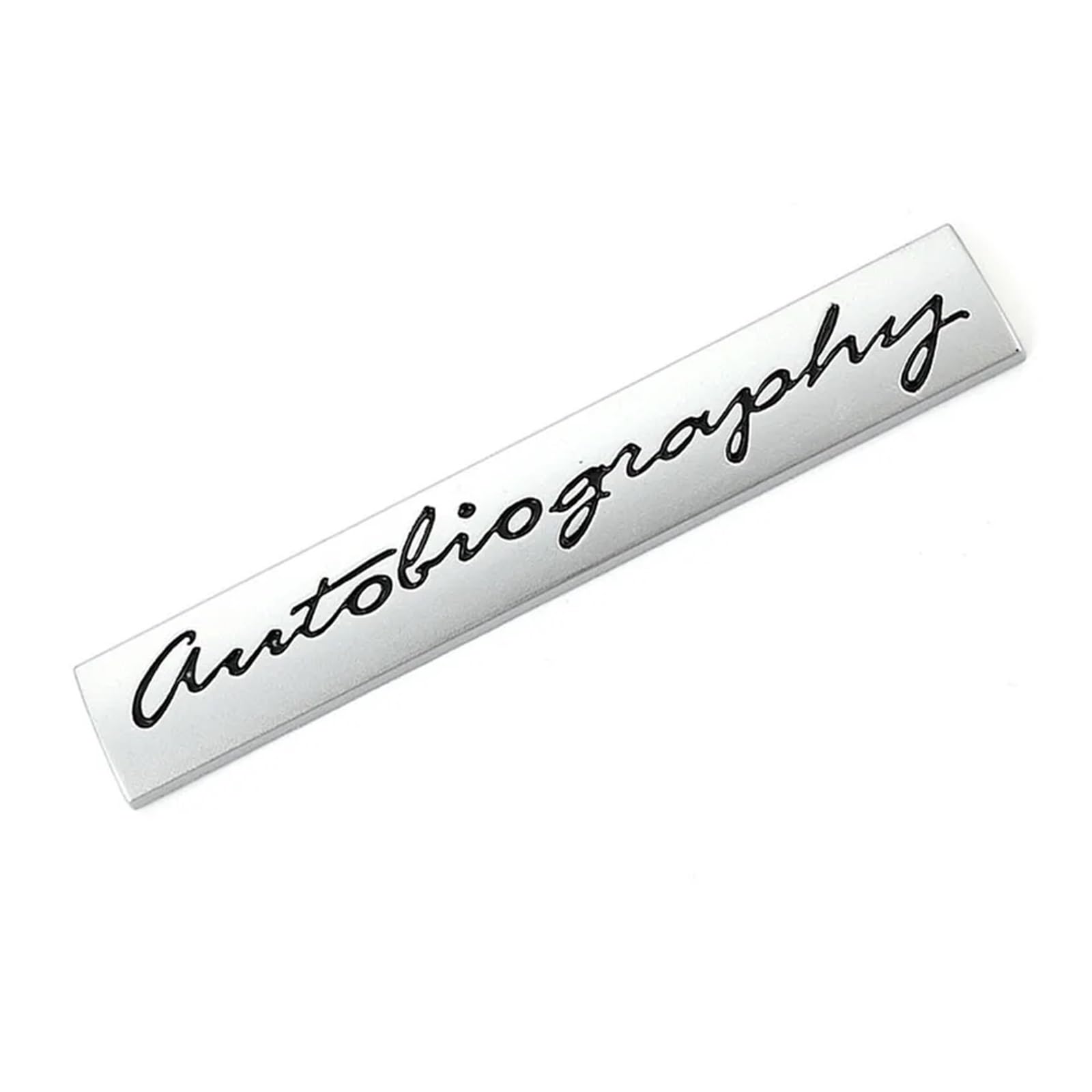 Autobiographie-Logo, Autoaufkleber, Emblem, Auto-Abzeichen, Aufkleber, kompatibel mit Ranger Rover L405 Sport Autobiographie Evoque Freelander (Color : Autobiography-03) von ZoiKom