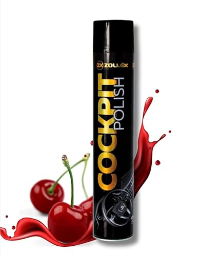 Zollex Cockpitspray Kirsche Cherry Innenraumreiniger, Autoreinigung Auto Car Interior Premium Cockpitspray für Auto und LKW Professionelle Pflege für Armaturenbrett & Kunststoffoberflächen - 750ml von Zollex GmbH