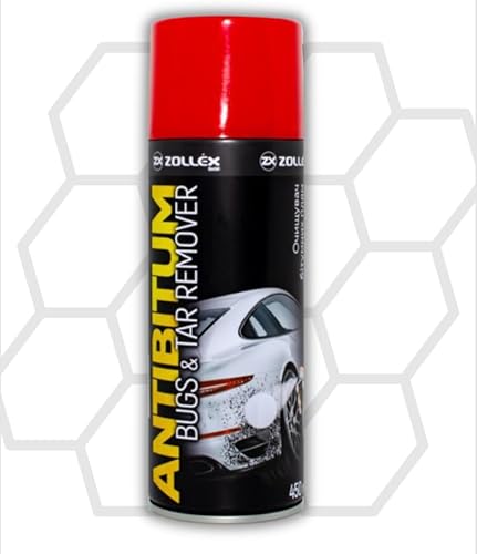 Zollex Klebstoff- & Teerentferner-Spray 450ml - Effektiver ANTIBITUMIN Anti Bitumen Harz Reiniger - Entfernt hartnäckige Verschmutzungen - Schnelle und schonende Reinigung von Zollex GmbH