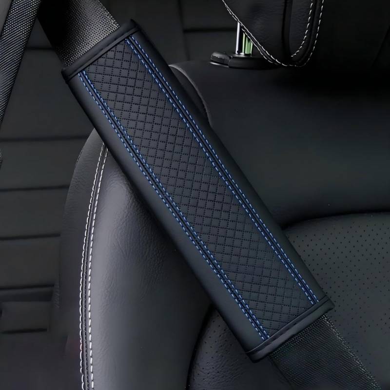 Auto Gurtpolster für Seat Leon III 5F 2013-2018 2019, Auto-Sicherheitsgurtschutz Auto Sicherheitsgurt Schulterpolster sicherheitsgurt polster 2 Stück(A) von Zolytrax