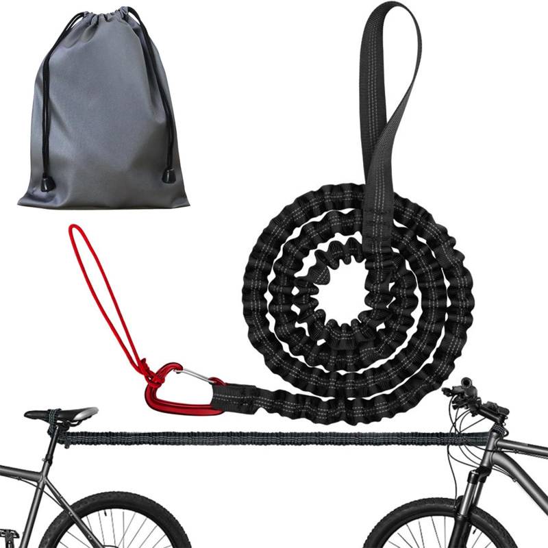 Abschleppseil, ZoneYan Abschleppseil Fahrrad, Abschleppseil-Elastisch, 3 Meter Fahrrad-Abschleppgurt Elastisch, Tragfähigkeit 500 Lbs, Elastisch Recovery Tow Strap für Camping Outdoor Aktivitäten von ZoneYan