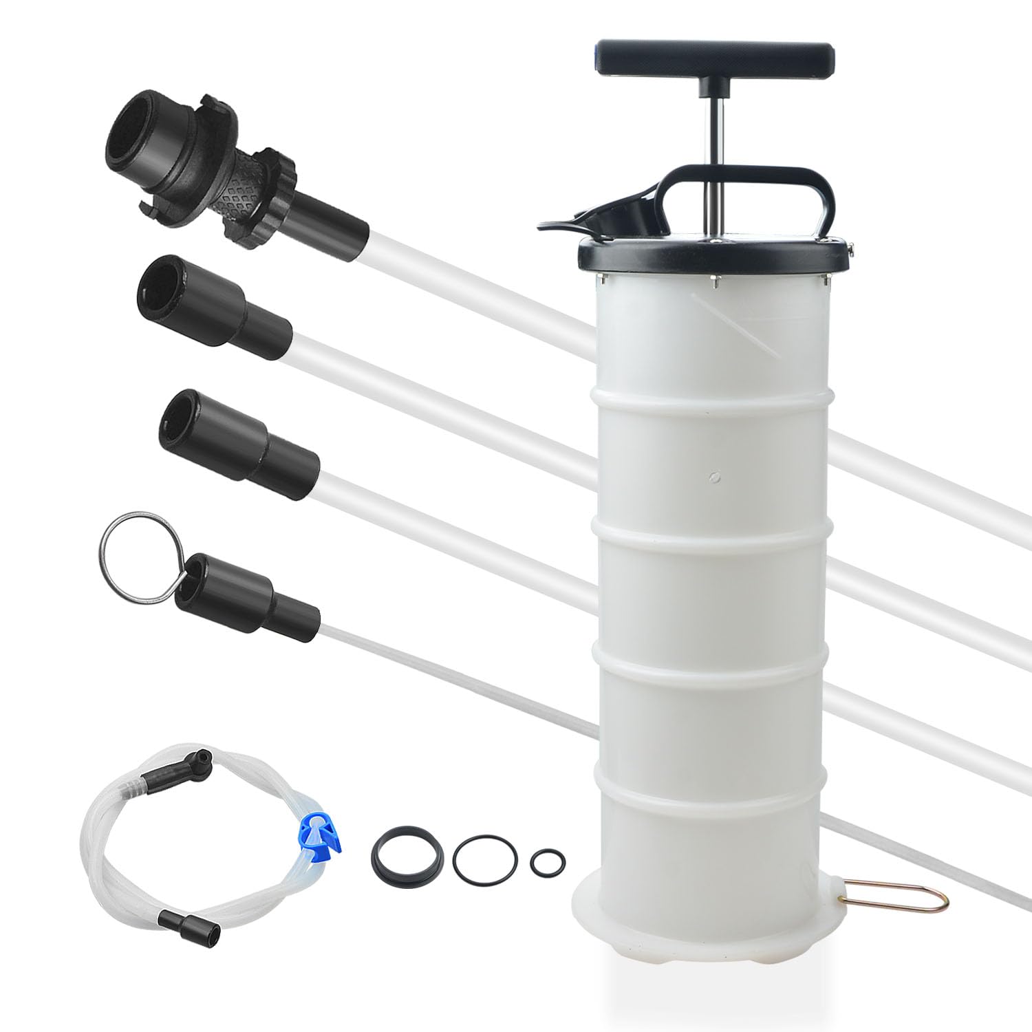 Zoomtools 6.5L Vakuum Öl & Flüssigkeit Extraktor Pumpe Kühlmittel Öl Extraktor Transfer Handpumpe von Zoomtools