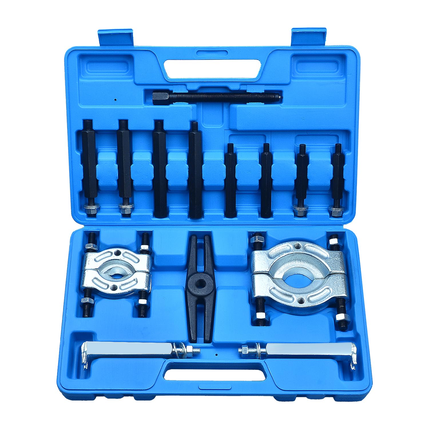 Zoomtools Lagerabzieher-Werkzeugsatz 14 Stück Lagerabzieher Set Trennmesser fur Kugellager Lager Abzieher Polradabzieher Trennvorrichtung 30-70mm Radnabenachsen-Abziehersatz von Zoomtools