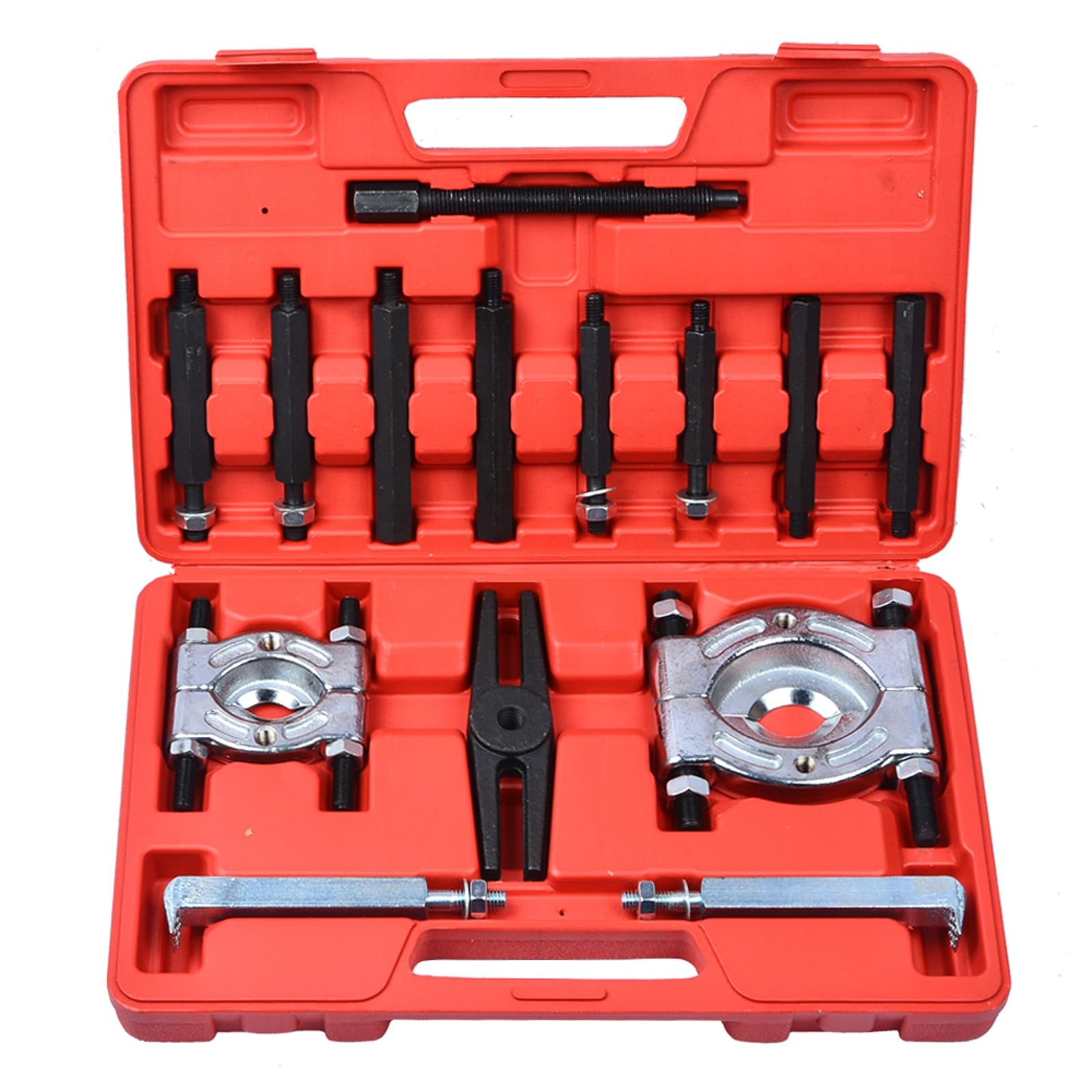 Zoomtools Lagerabzieher-Werkzeugsatz 14 Stück Lagerabzieher Set Trennmesser fur Kugellager Lager Abzieher Polradabzieher Trennvorrichtung 30-70mm Radnabenachsen-Abziehersatz von Zoomtools