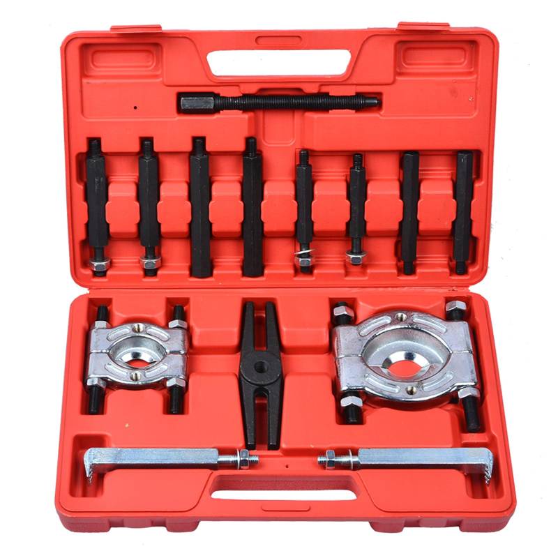 Zoomtools Lagerabzieher-Werkzeugsatz 14 Stück Lagerabzieher Set Trennmesser fur Kugellager Lager Abzieher Polradabzieher Trennvorrichtung 30-70mm Radnabenachsen-Abziehersatz von Zoomtools