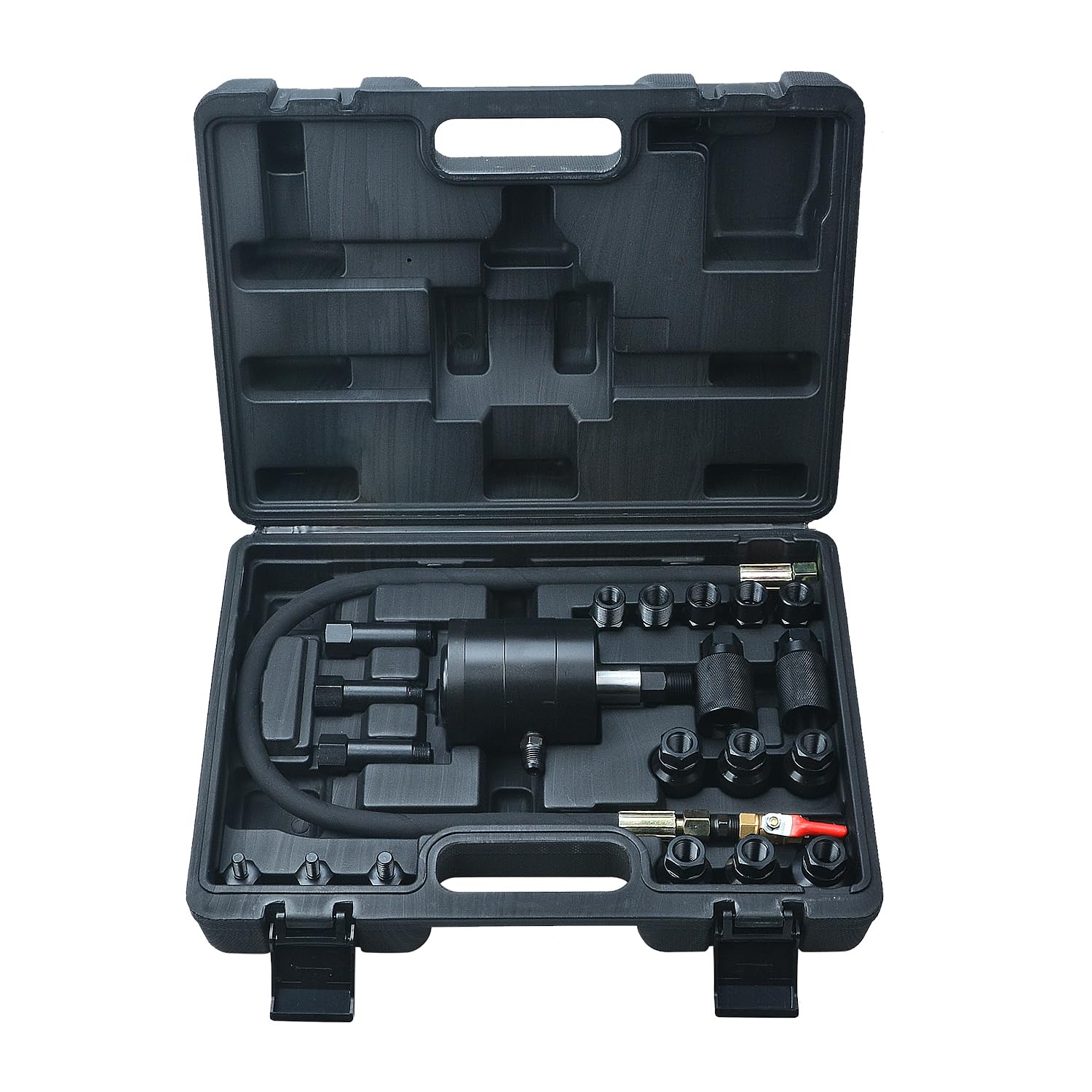 Zoomtools Pneumatischer Injektor-Abzieher-Kit, Extraktor-Diesel-Injektor-Entfernungswerkzeug-Set 1000 N.m von Zoomtools