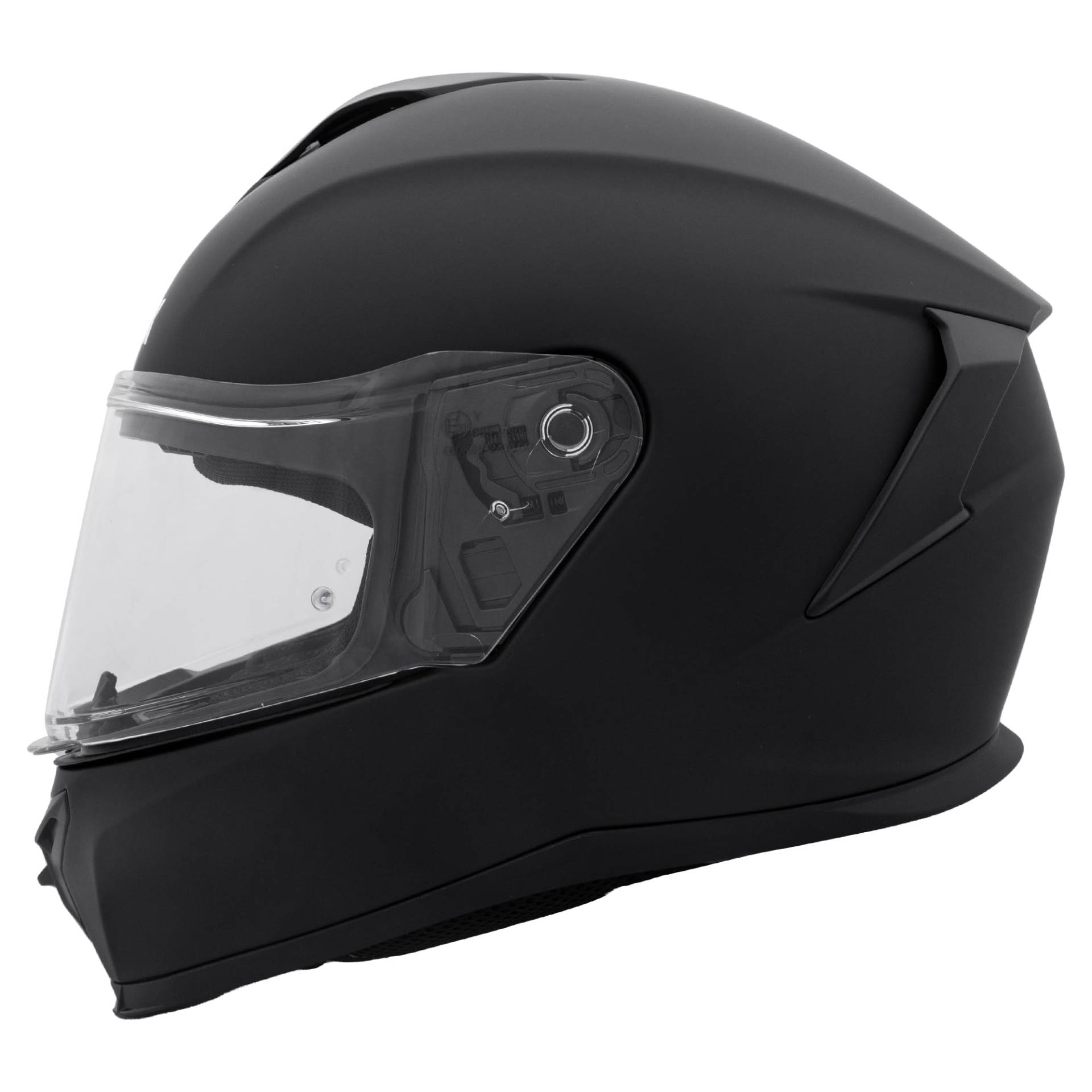 Zorax Falcon Mattschwarz M (57–58 cm) Integral-Motorradhelm, ECE 22.06 zugelassen von Zorax