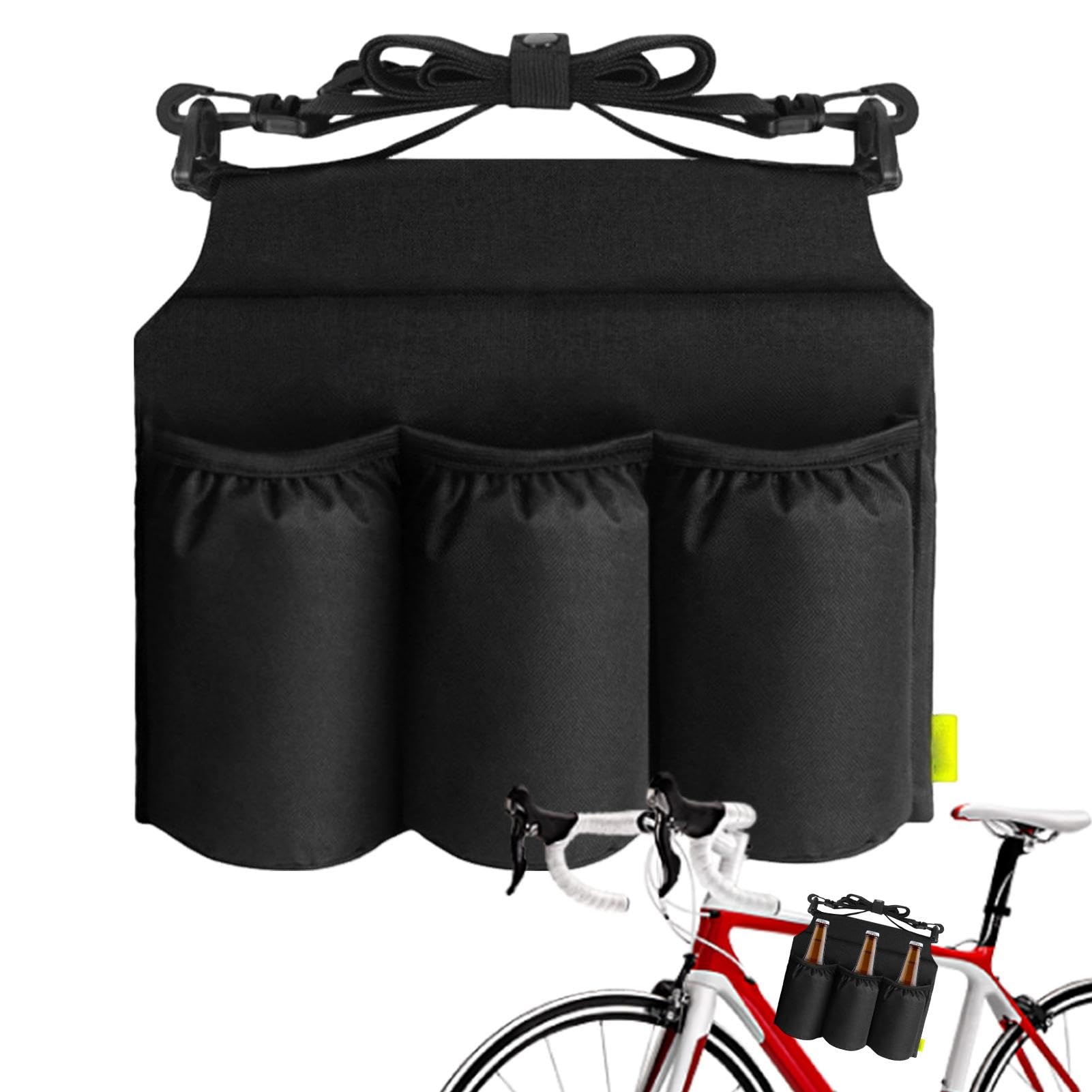 Zqkimzi Radfahren Trinkflaschenhalter Mountainbikes Flaschentasche Sport Wasserflasche Rahmen - Wasserdicht Mehrzweck Radfahren Wassertasche für Rennrad und Mountainbike von Zqkimzi