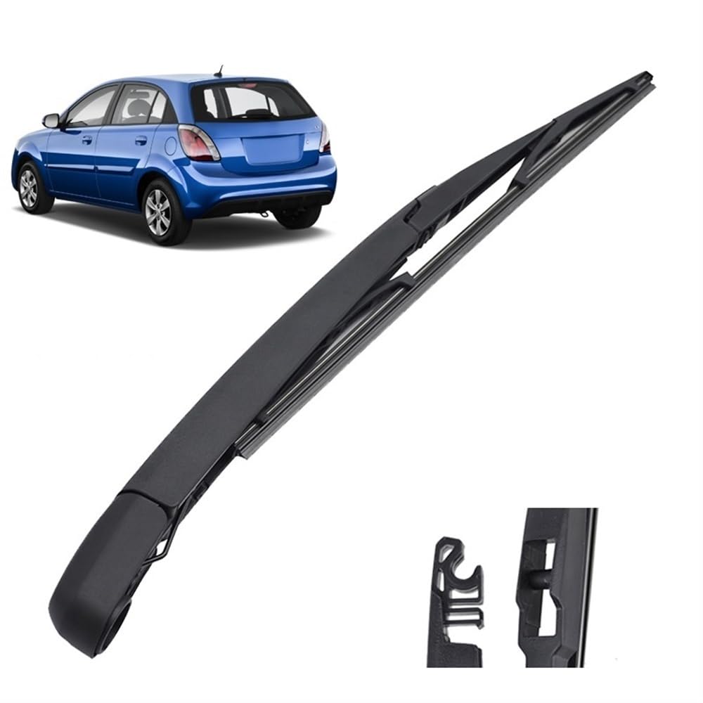 Auto-Scheibenwischer-Set für Kia Rio 2 Schrägheck JB 2005–2011,Vorne + Hinten Wischer Klingen,Das Material ist langlebig und die Fenster sind sauber von Zqxltsy