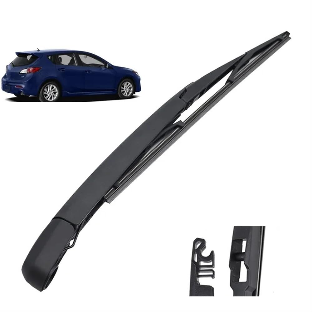 Auto-Scheibenwischer-Set für Mazda 3, Mazda3 BL 2009–2013,Vorne + Hinten Wischer Klingen,Das Material ist langlebig und die Fenster sind sauber von Zqxltsy