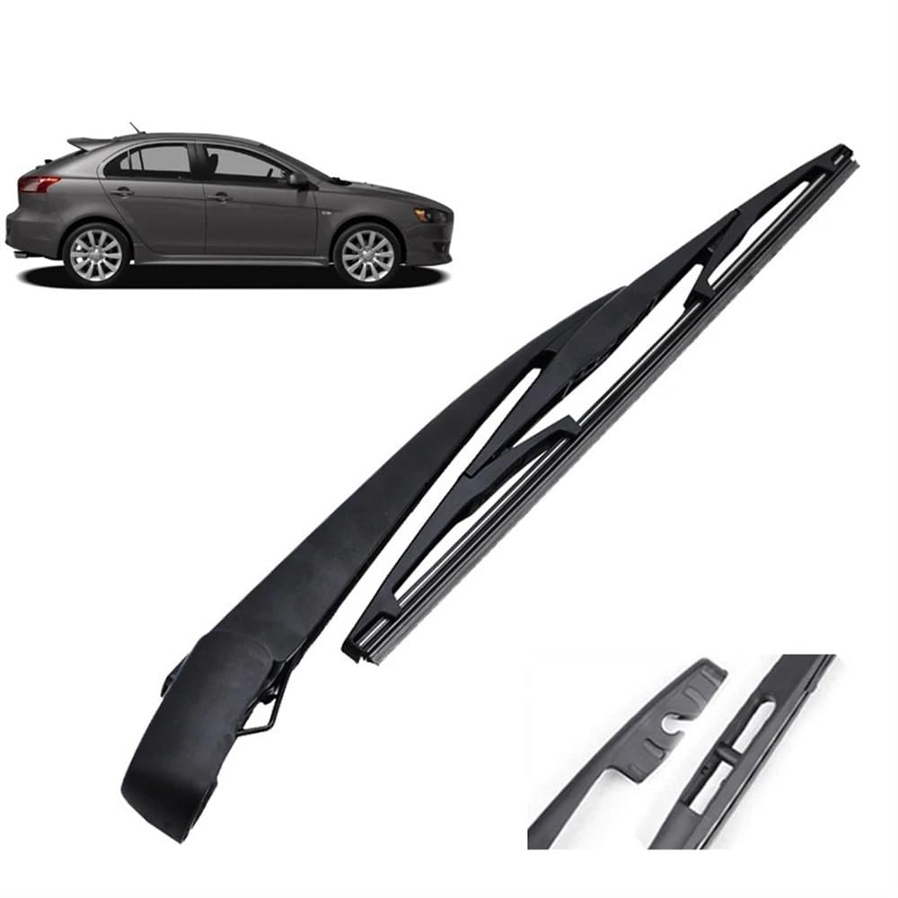 Auto-Scheibenwischer-Set für Mitsubishi Lancer 2007–2014,Vorne + Hinten Wischer Klingen,Das Material ist langlebig und die Fenster sind sauber von Zqxltsy