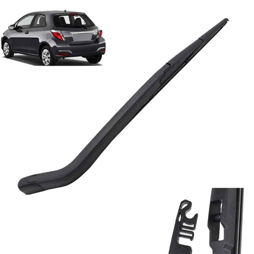 Auto-Scheibenwischer-Set für Toyota Yaris 3 Schrägheck 2011–2019,Vorne + Hinten Wischer Klingen,Das Material ist langlebig und die Fenster sind sauber von Zqxltsy