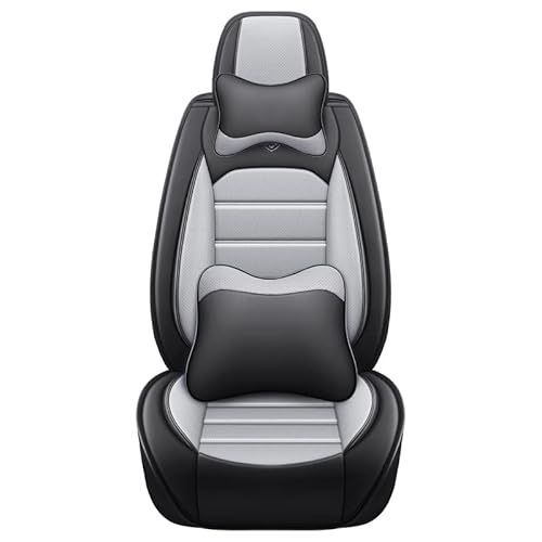 ZuDoxx Autositzbezüge Universal passend für Fiat Tipo Seat Leon MK2 Jeep Renegade Opel Vectra B Autozubehör Komplettset Sitzbezüge von ZuDoxx