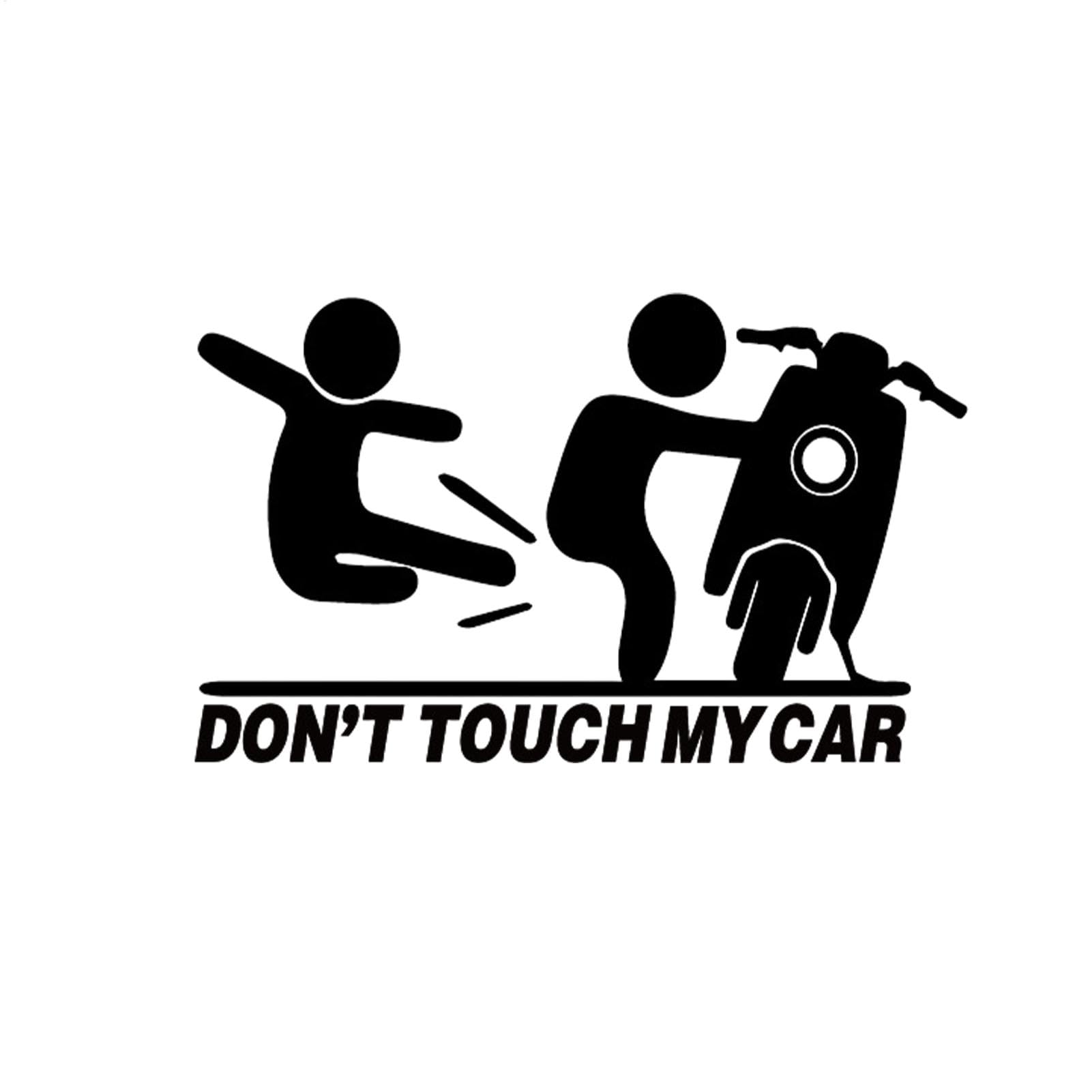 Zuasdvnk Aufkleber „Don't Touch My Car“, Aufkleber „Don't Touch My Car“ | 10X wasserdichte Autoaufkleber | Stark klebende Auto-Warnaufkleber, Ornament, lustige Autoaufkleber für LKW, Auto, Stoßstange, von Zuasdvnk