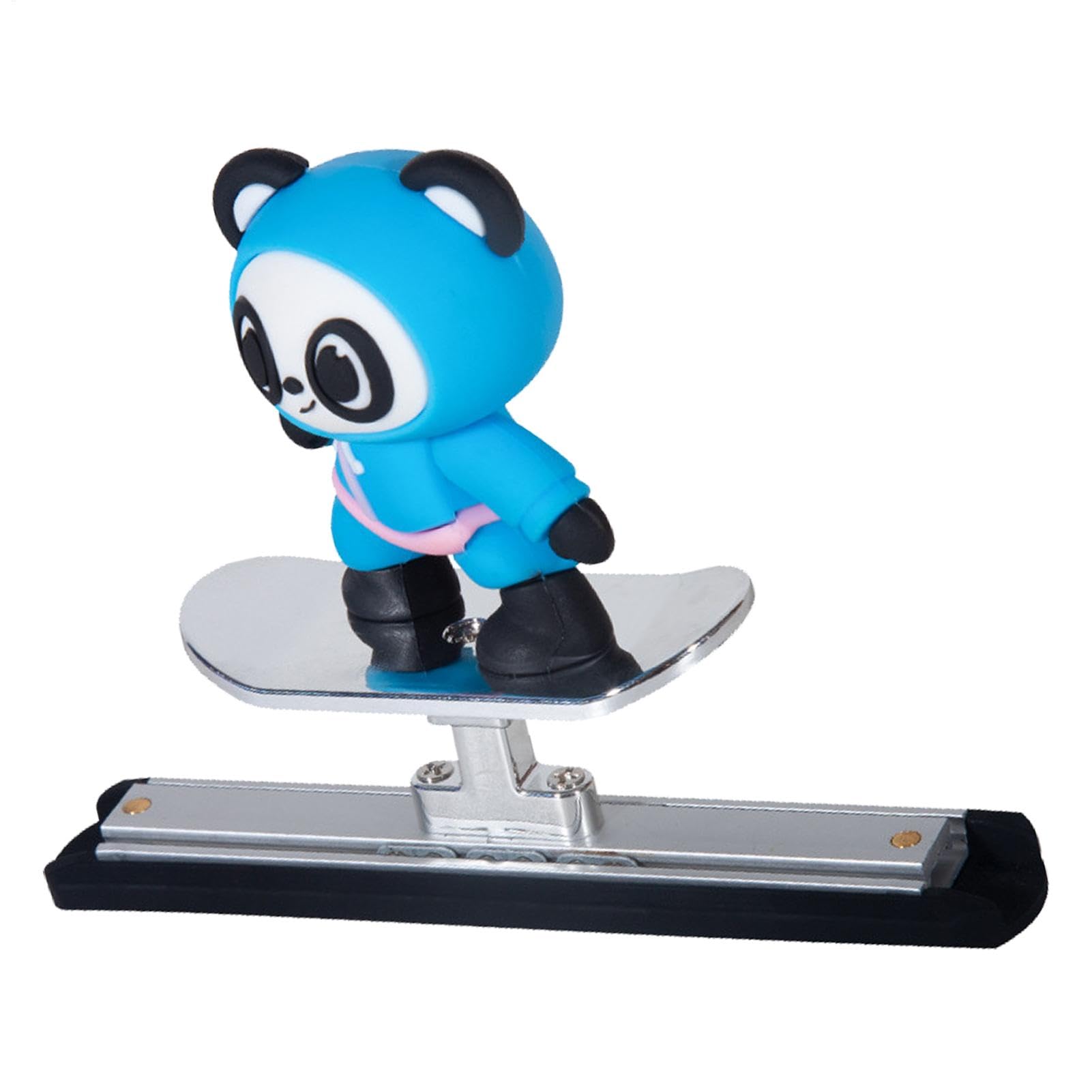 Zuasdvnk Cartoon -Skateboard -Verzierung, Skateboarding Bear Car Ornament - Lustige Skaterbär -Surfenation - Auto Accessoires, Auto Innenmitte Konsole Ornament für Männer Männer von Zuasdvnk