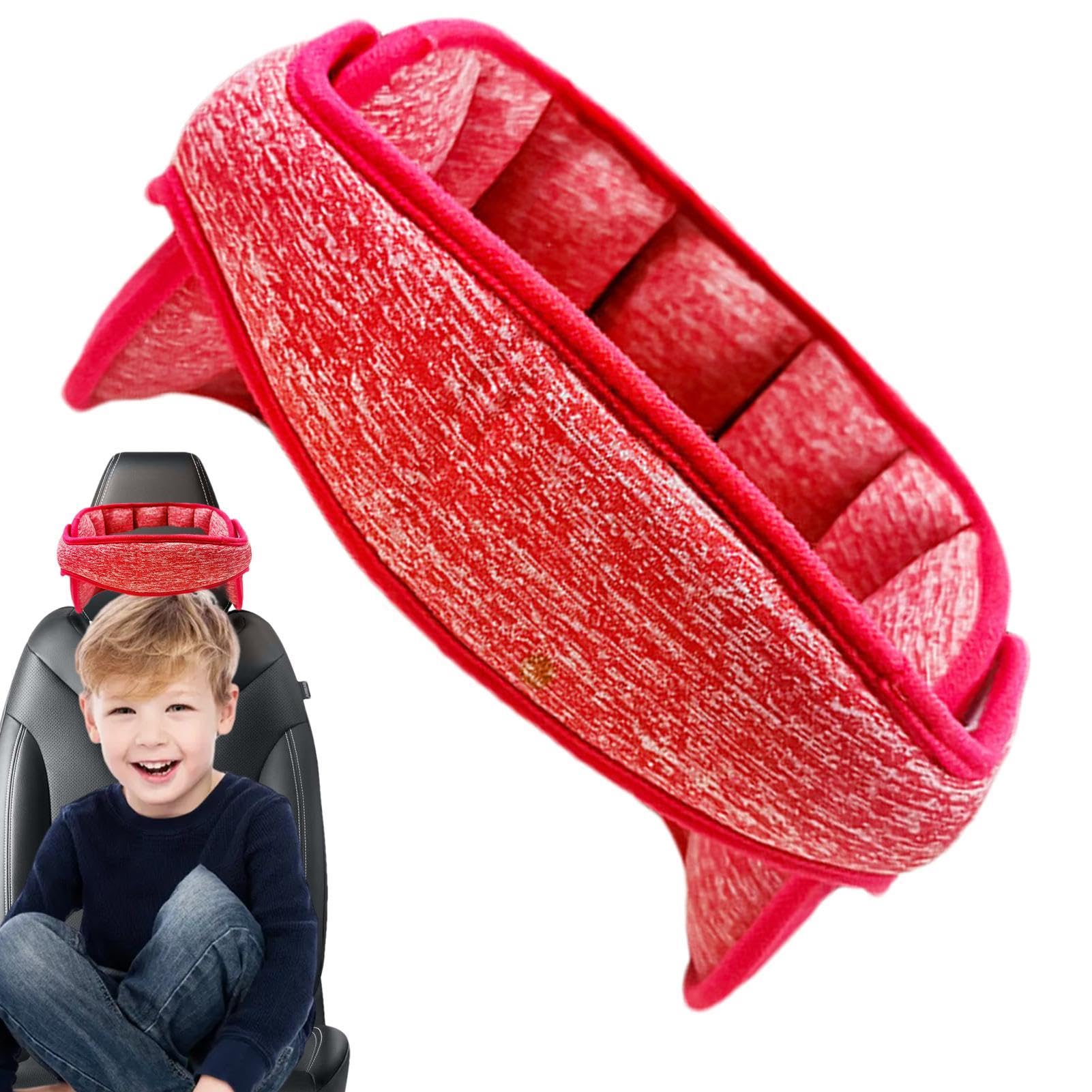 Zuasdvnk Sicherheitssitz-Autokopfstütze, Kinderautositz-Kopfstütze - Heads Band Strap Kopfstütze - Atmungsaktives Sicherheits-Autositz-Kopfstützenkissen für Kleinkinder, Kinder, Kinder von Zuasdvnk