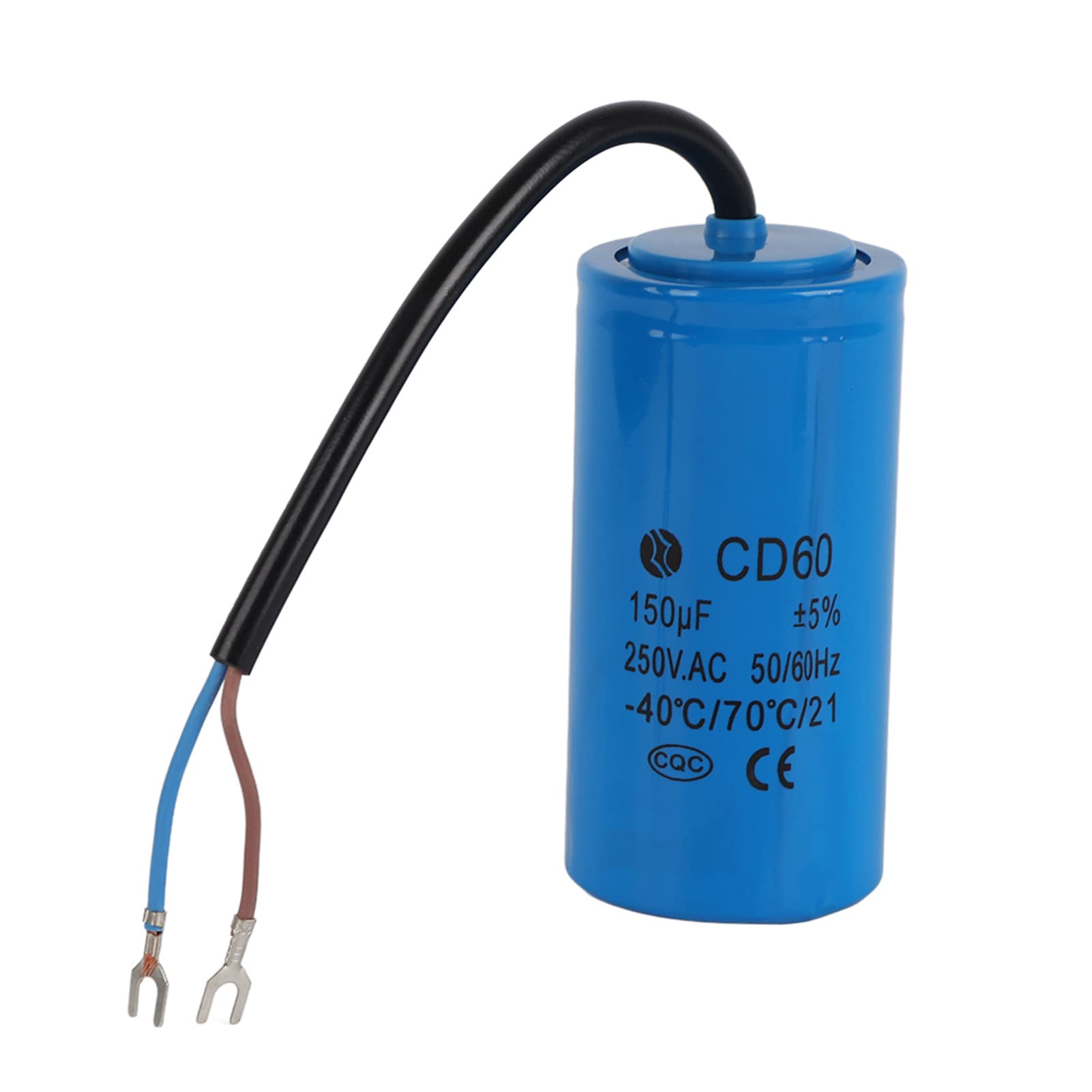 Kondensator,Capacitor Startkondensator CD60-Laufkondensator mit Drahtzuleitung 250V AC 150uF 50 / 60Hz für Motorluftkompressor von Zunate