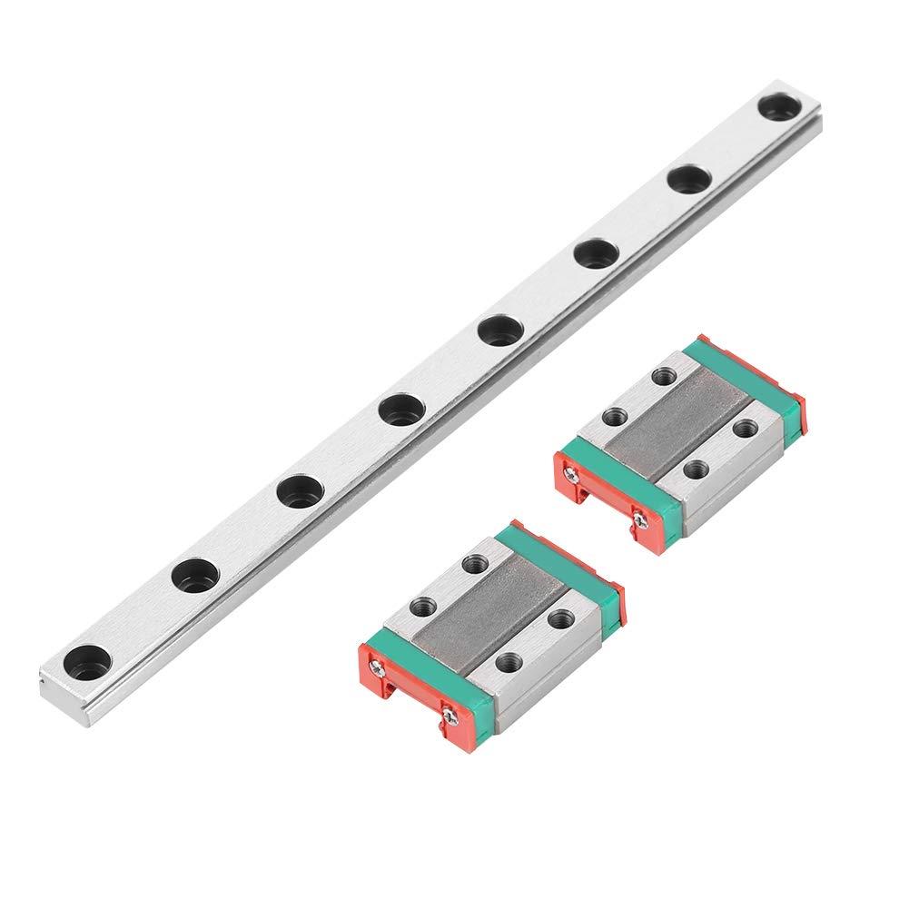 Miniatur Linearschiene Führungsschiene, MGN9B 150mm Mini Linear Rail Guide Linearführungsschiene, 9mm Breite Linear Schiebetür Gide mit 2pcs MGN9B Schiebeblock, Anti Rost und Hohe Präzision von Zunate