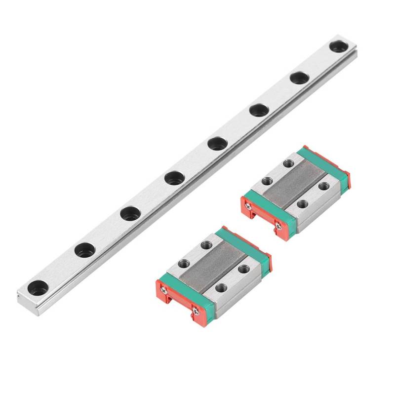 Miniatur Linearschiene Führungsschiene, MGN9B 150mm Mini Linear Rail Guide Linearführungsschiene, 9mm Breite Linear Schiebetür Gide mit 2pcs MGN9B Schiebeblock, Anti Rost und Hohe Präzision von Zunate