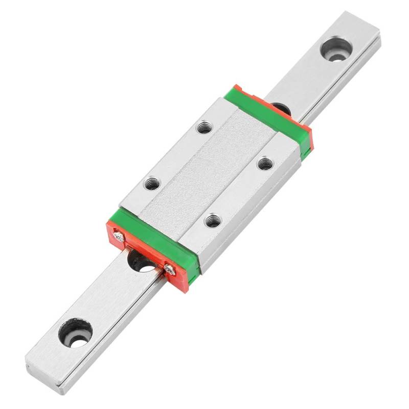 Miniatur Linearschiene Führungsschiene, MGN9H 100mm Mini Lineare Schienenführung 9mm Breite Linear Schiebetür Gide mit ein Erweiterungs Schiebeblock, Anti Rost und Hohe Präzision von Zunate