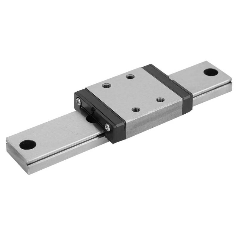 Miniatur Linearschiene Führungsschiene 100mm,Linearführung Linearschlitten LMLF18B-100-1R Linearführung Gleitlager Stahl Miniatur Linearführung 100mm Linear Guide Rail Slide,18mm Schienenbreite von Zunate