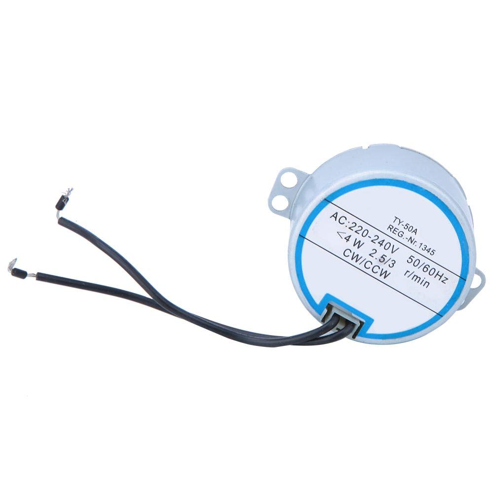 Synchronmotor, TY-50A 220-240V Hochwertiger ferngesteuerter Synchronmotor für bewegliche Ventilatoren, Heizungen, Luftreiniger, automatische Händetrockner von Zunate