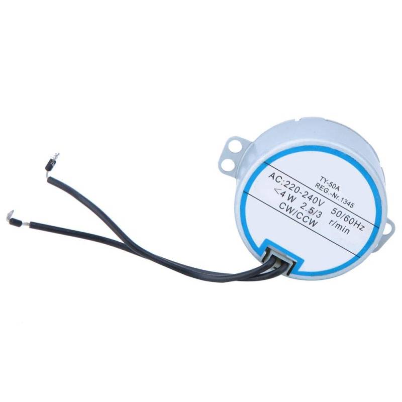 Synchronmotor, TY-50A 220-240V Hochwertiger ferngesteuerter Synchronmotor für bewegliche Ventilatoren, Heizungen, Luftreiniger, automatische Händetrockner von Zunate