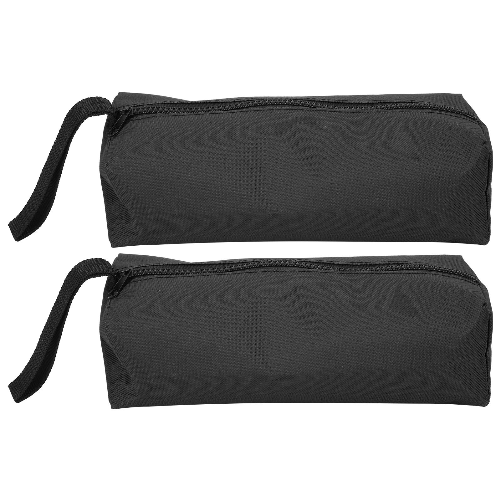 Zunate Hand-Werkzeugaufbewahrungstasche Organizer mit Armband, Schwarz, Praktisch, Reißverschluss, 25x8.5x7 cm, 74 g, 2 Stück von Zunate