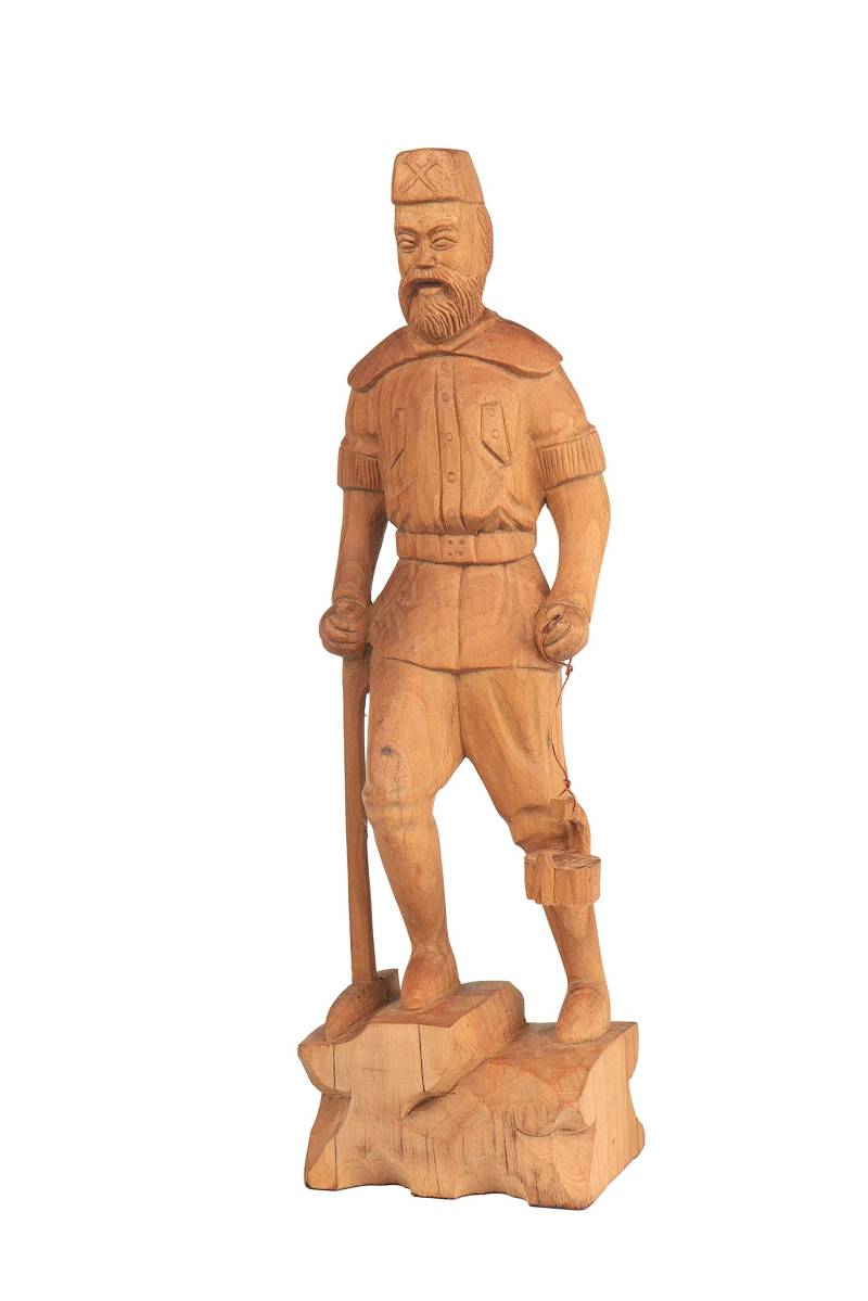 Zunftbedarfde Statuette Bergmann Holz 30cm von Zunftbedarfde