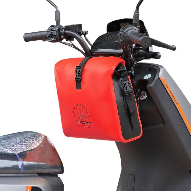 Zunishaone Motorrad-Fronttasche – Lenker-Sattel-Aufbewahrungstasche, Motorrad-Fronttasche für Telefon, Schlüssel, Werkzeug | Universelle Fahrradtasche für Elektroautos und Roller von Zunishaone