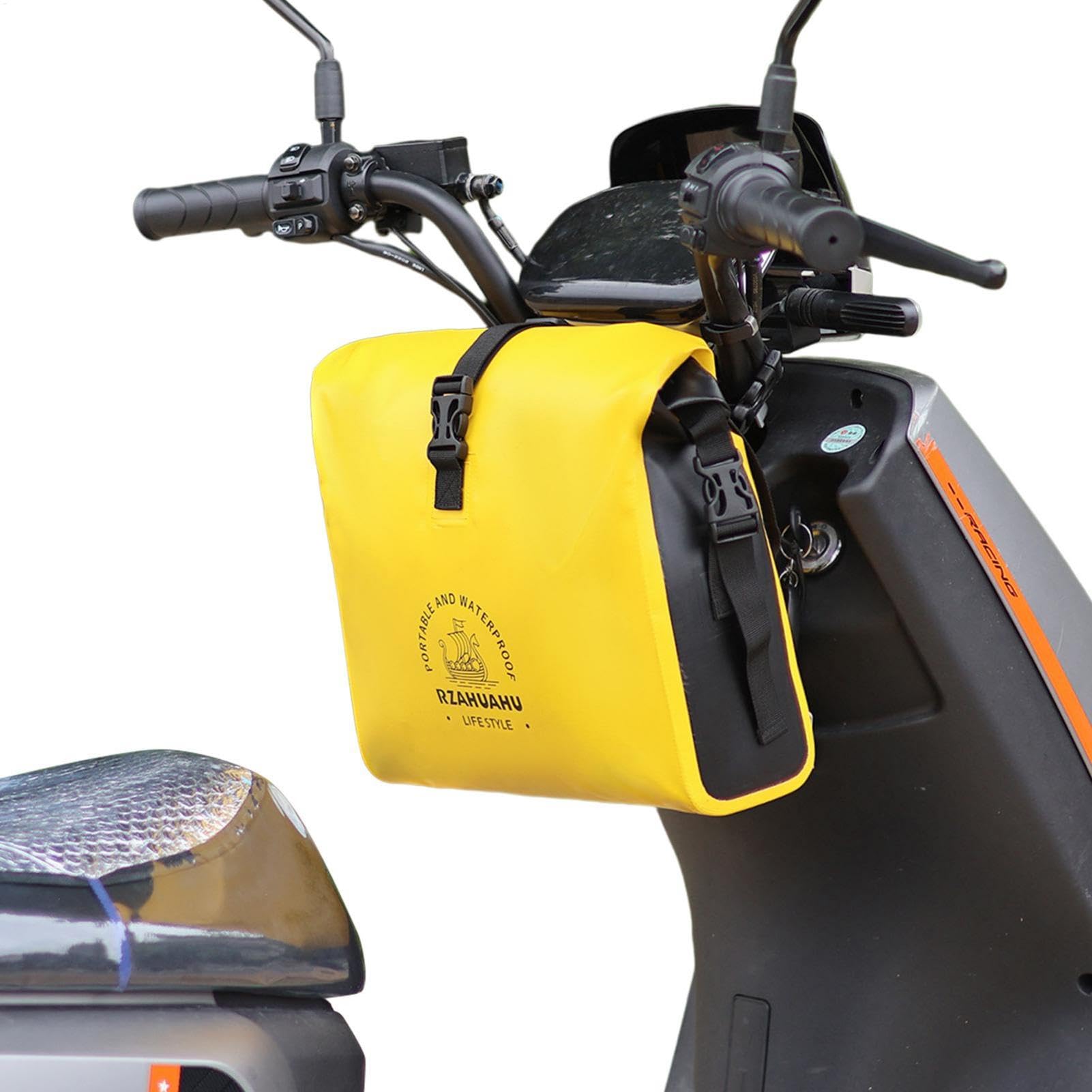 Zunishaone Motorrad-Fronttasche – Multifunktions-Lenker-Sattel-Aufbewahrungstasche | Fahrradtasche für Telefon, Schlüssel, Werkzeug, kompatibel mit Motorrad, Roller und Elektroauto von Zunishaone