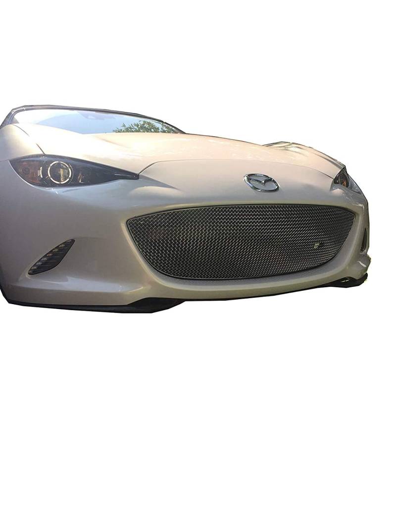 Zunsport Kompatibel mit Mazda MX5 MK4 ND – unterer Grill, komplett, silbern (2015 -) von Zunsport