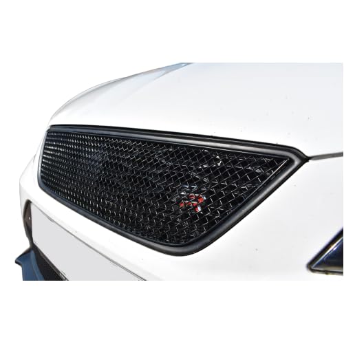 Zunsport Kompatibel mit Seat Leon FR MK3 Pre-Facelift – oberer Grill - schwarz (2013-2016) von Zunsport