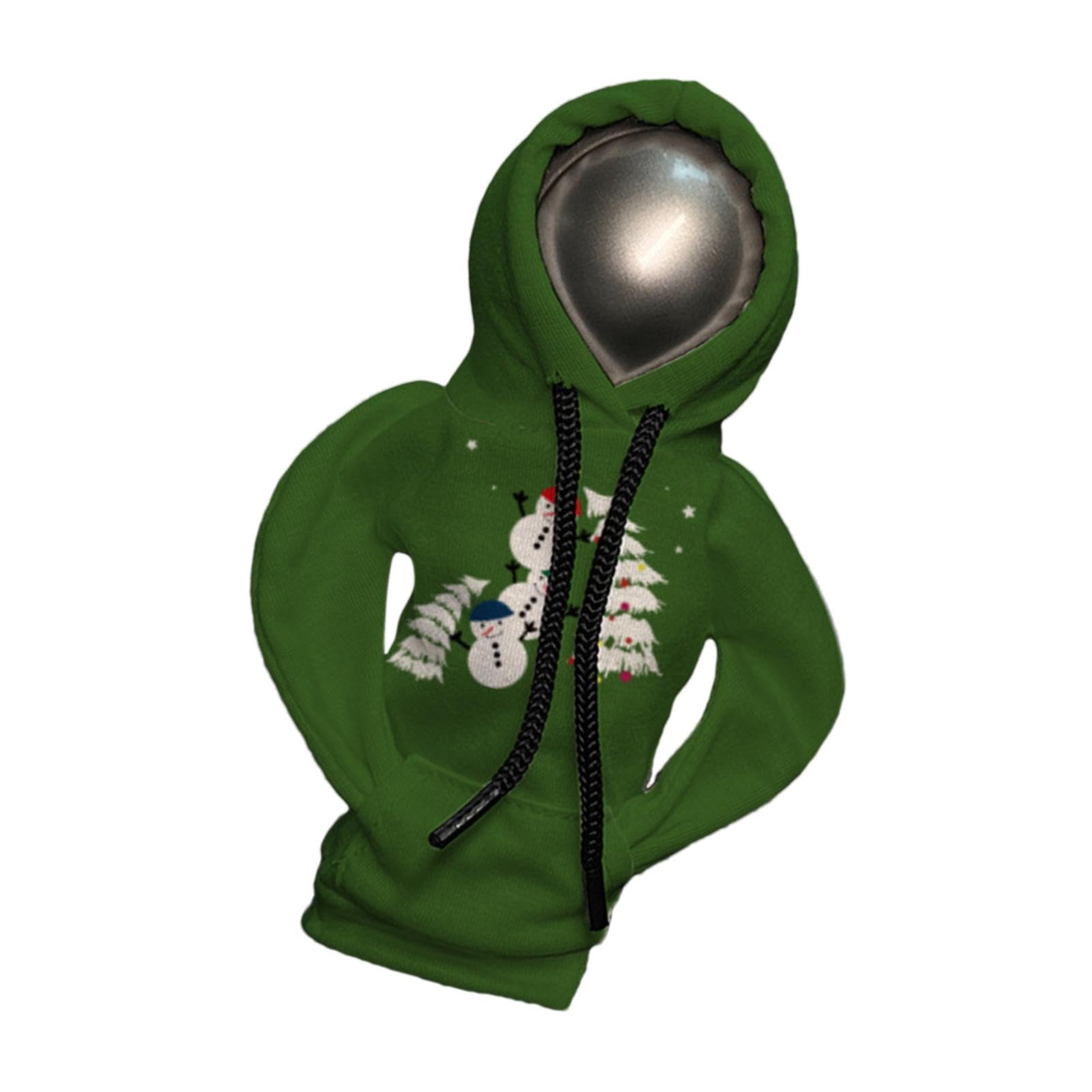 Hoodie Auto-Schalthebelabdeckung, Schaltknauf-Hoodie - Auto-Schaltknauf-Abdeckung - Kapuzenpullover mit Weihnachtsdruck für Auto-Schalthebel, niedliche Gadgets für den Autoinnenraum, Zubehör und von Zvn Zojne