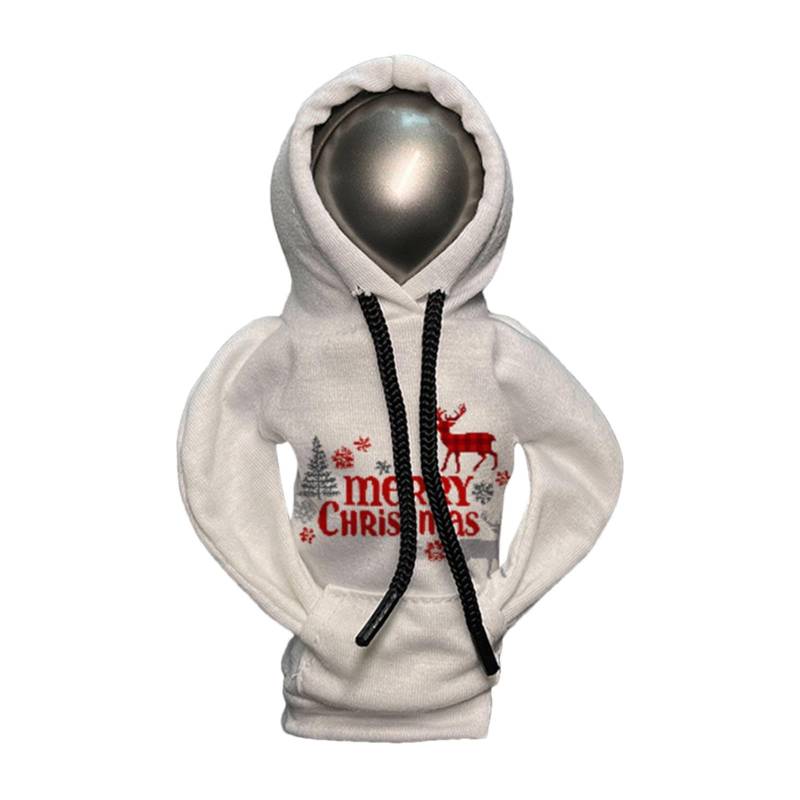 Hoodie Gear Shift Cover, Gear Shift Hoodie | Auto-Schaltknauf-Abdeckung - Kapuzenpullover mit Weihnachtsdruck für Auto-Schalthebel, niedliche Gadgets für den Autoinnenraum, Zubehör und Dekoration für von Zvn Zojne