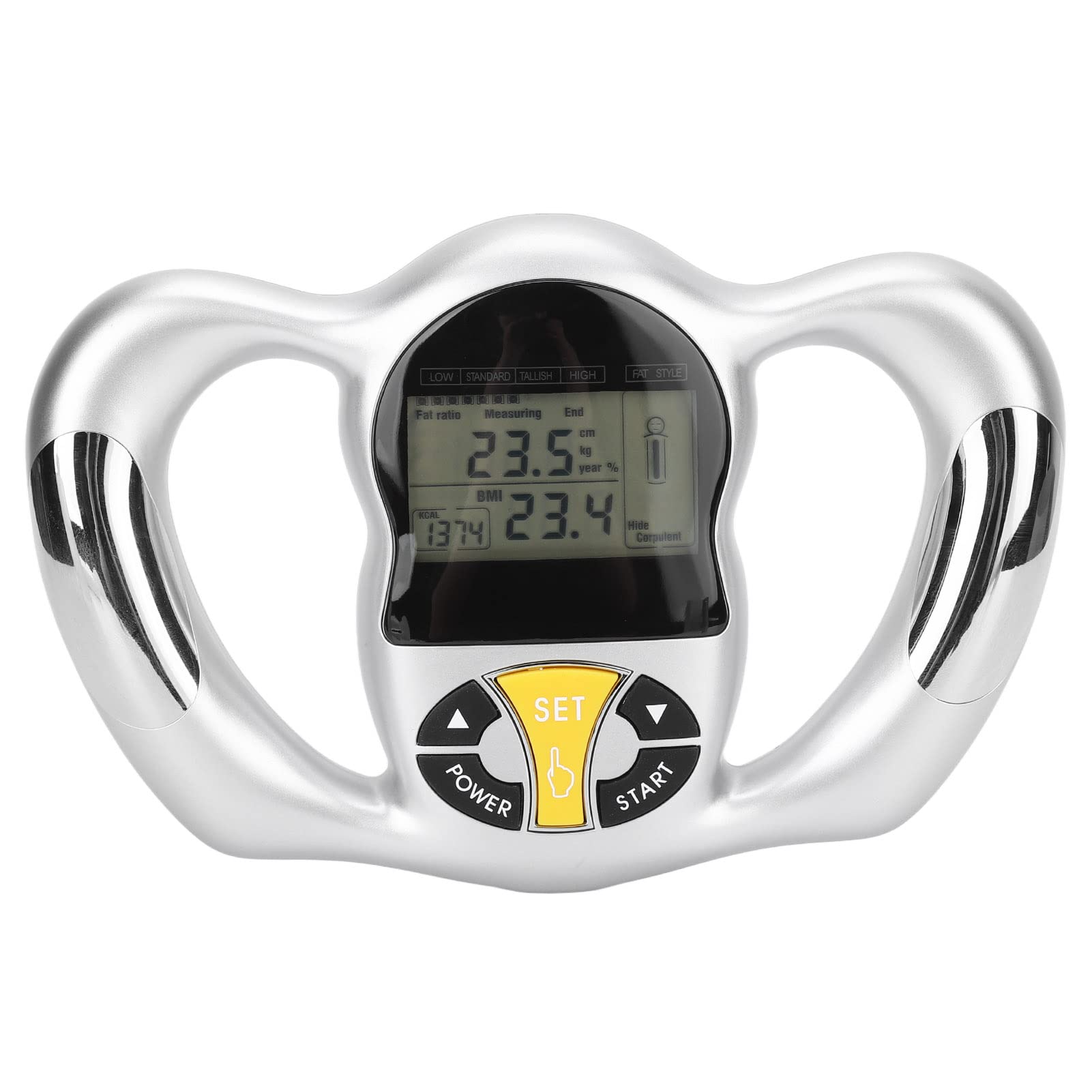 Tragbarer Body Fat Star Tragbarer BMI-Monitor LCD-Bildschirm Gewichtsverlust-Kalorienmessung für den täglichen Gebrauch von Zwinner