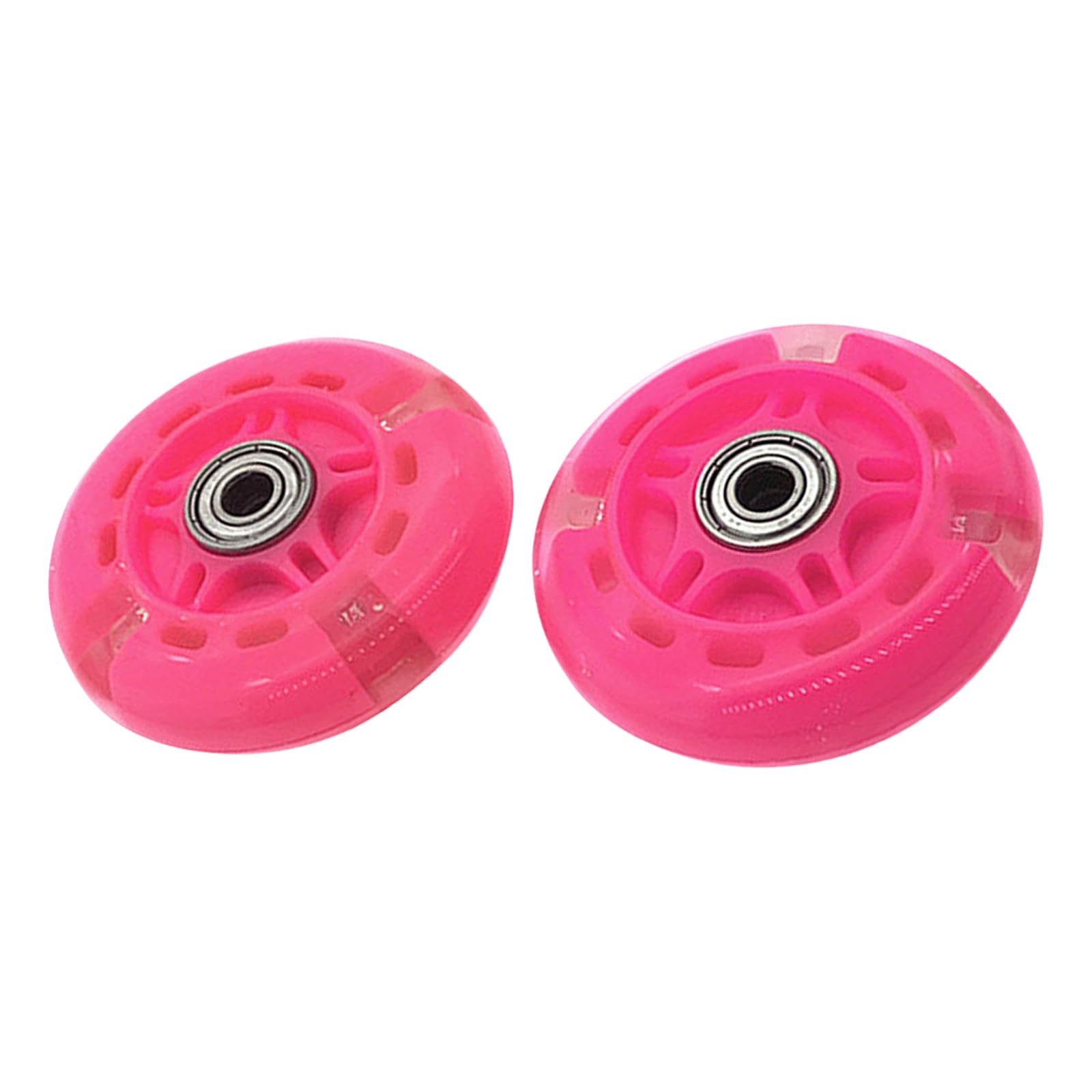 2LOTS Child's Scooter Wheel LED Leuter Roller Radfahrrad Ersatzrad Außenzykluszubehör von Zxfdsfdbnm