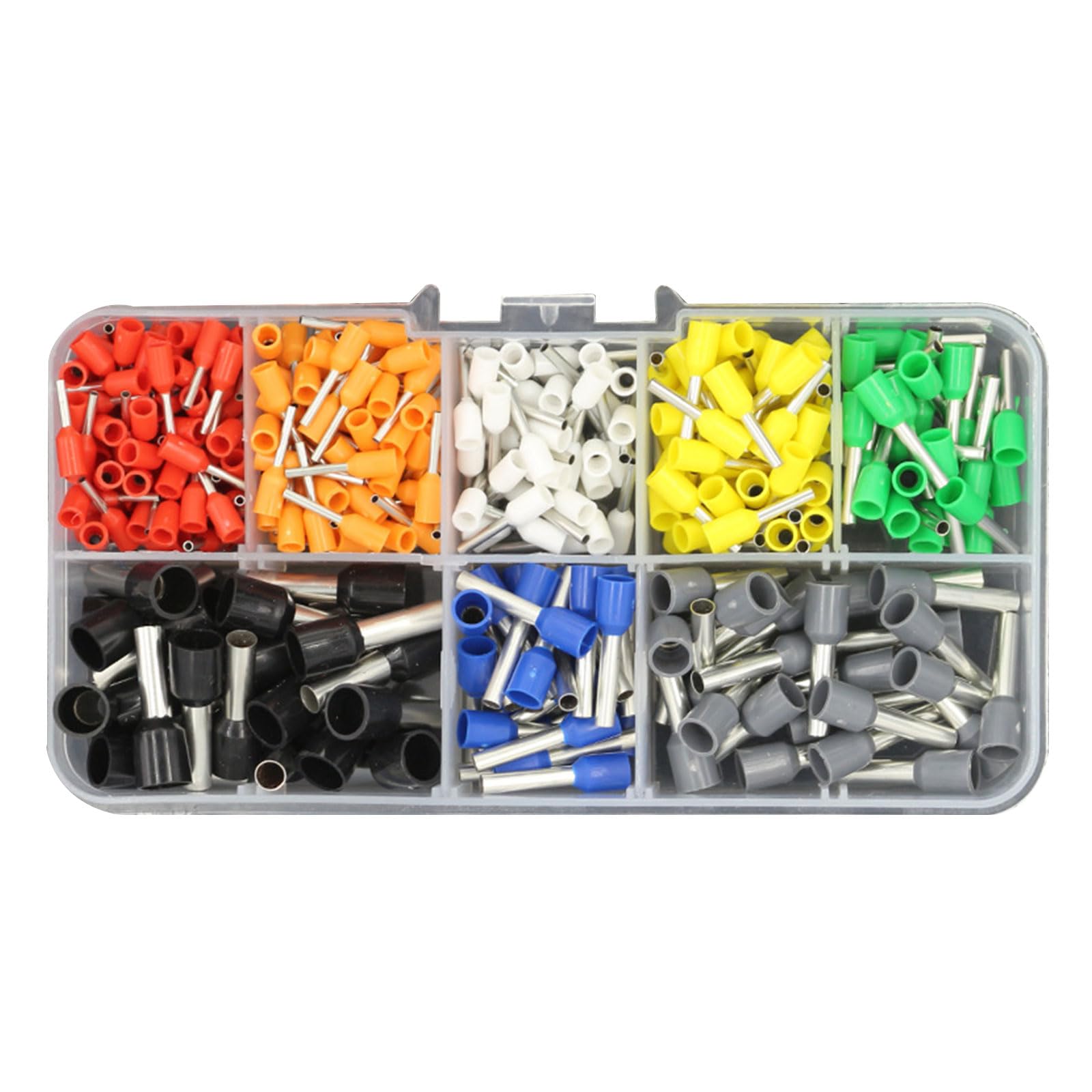 Professionelle 400pcs Wire Ferrule Sortiment Mit Aufbewahrungskoffer Messing Drahtanschlüssen Upgrades Für Einfache Organisation von Zxfdsfdbnm