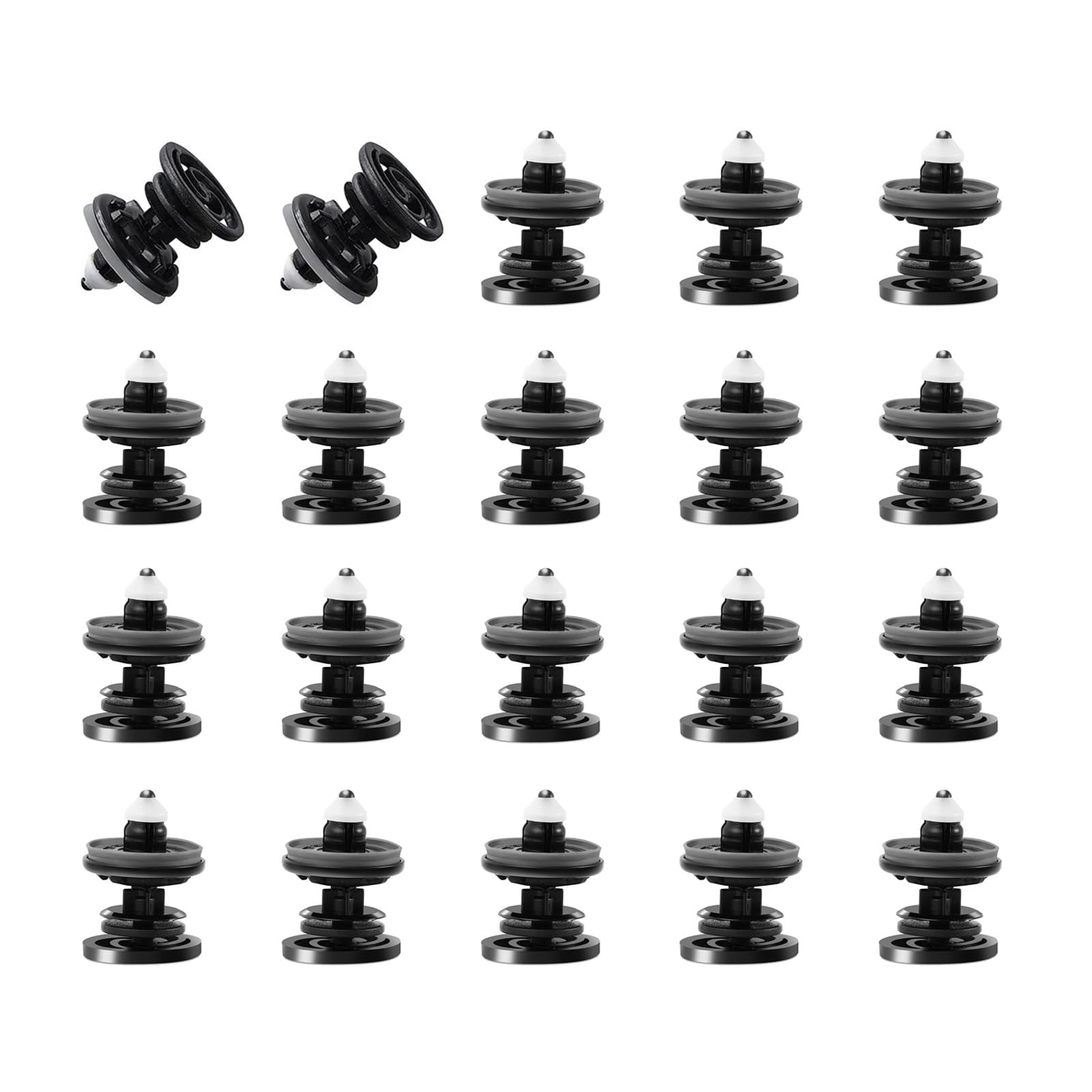 Zxfdsfdbnm 20pcs Türverkleidungskaneelhalter Clip Car Interior Türverkleidung Fastener Nieten Clip Ersatzzubehör von Zxfdsfdbnm