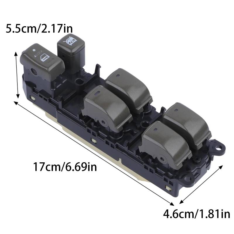 Zxfdsfdbnm 84040-60073 8404060073 Elektrische Fensterheber Steuerschalter Vorne Ersatz Fensterheberknopf Autozubehör von Zxfdsfdbnm