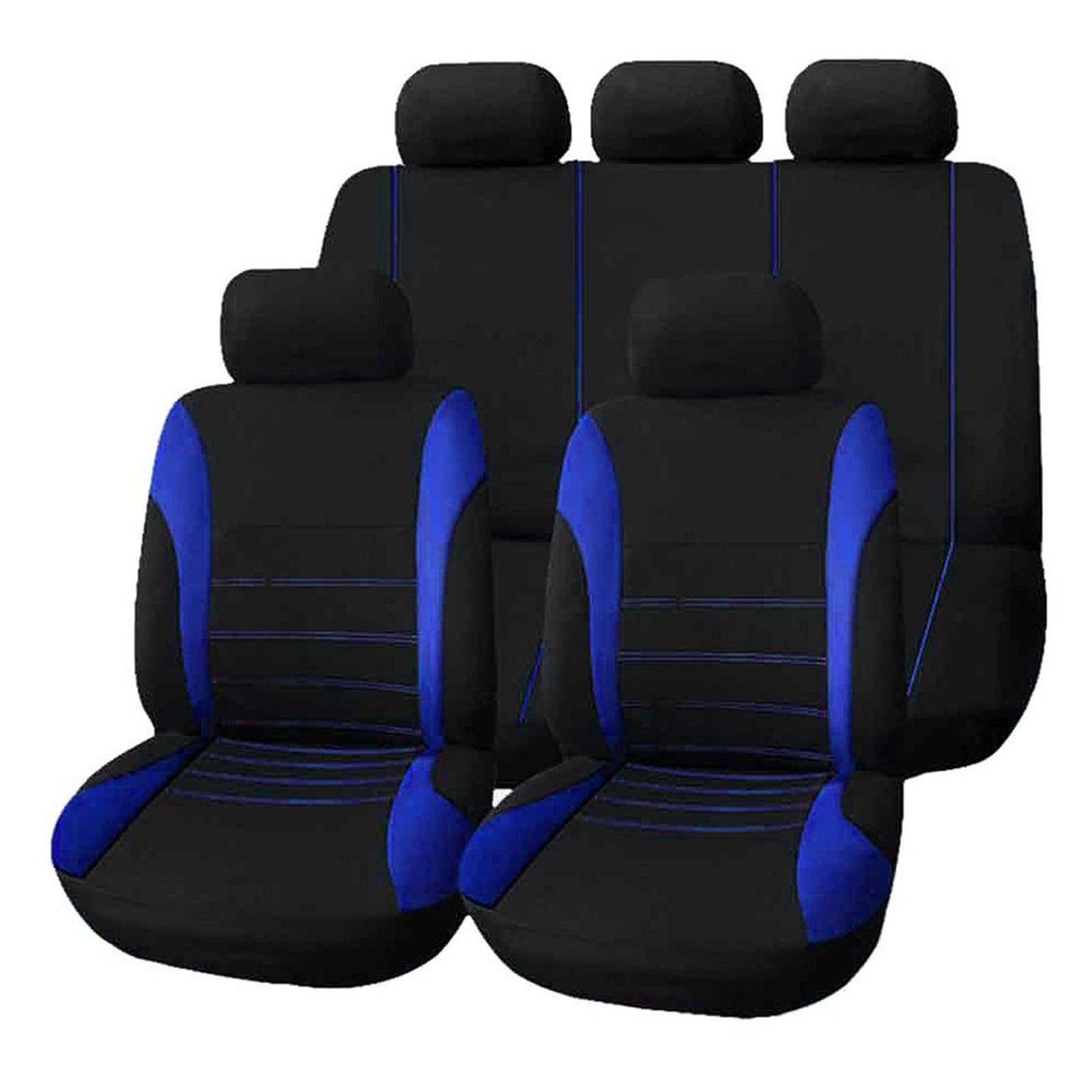 Zxfdsfdbnm Auto Sitzbezug Auto Flach Stretch Stoff Set Vorne Standard Automobil Innenschutz Produkte Zubehör von Zxfdsfdbnm