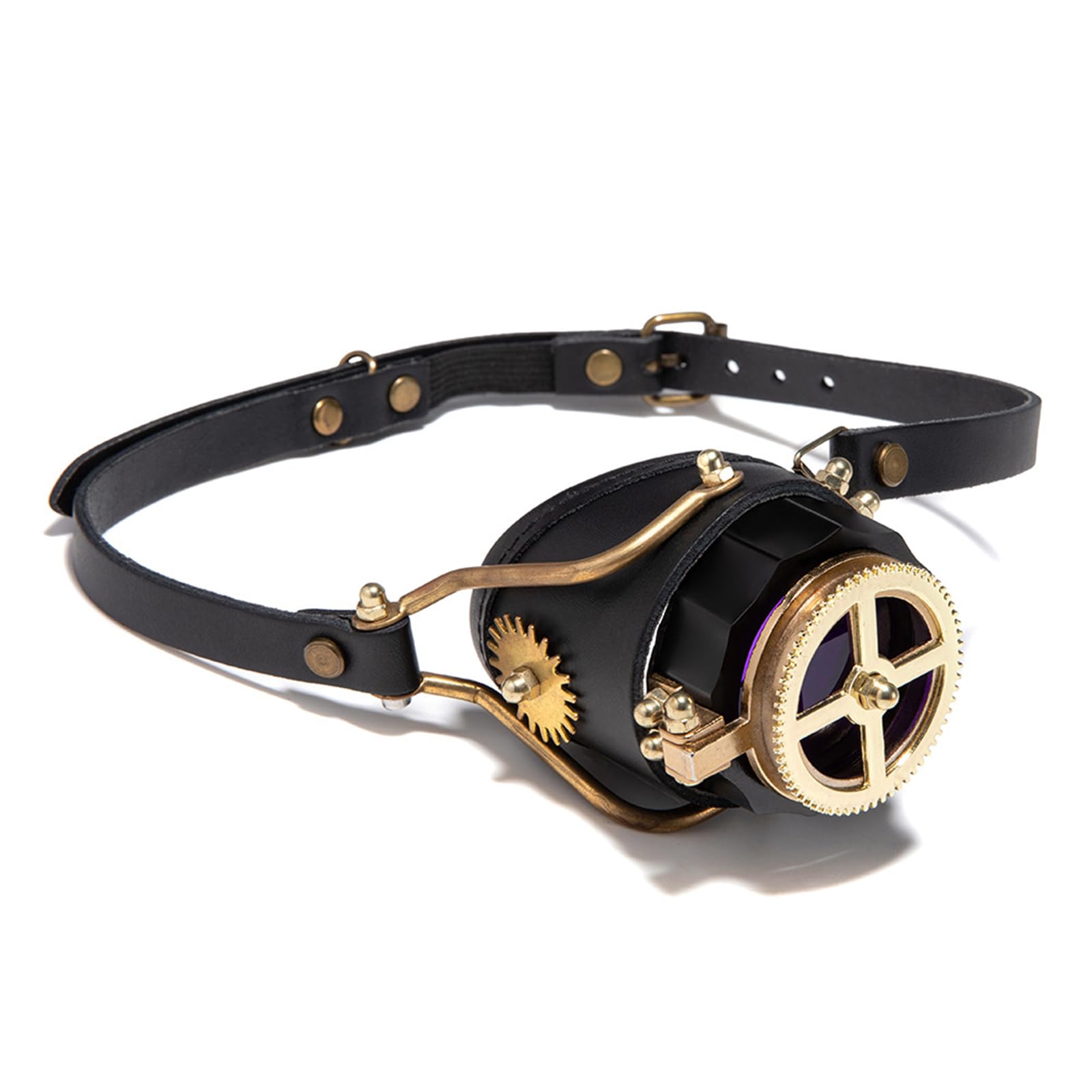 Zxfdsfdbnm Steampunk Retro Motorradbrillen Frauen Männer Sonnenbrille Für Cosplay Und Festivalgeschenke Mit Verstellbaren Designs Geeignet von Zxfdsfdbnm