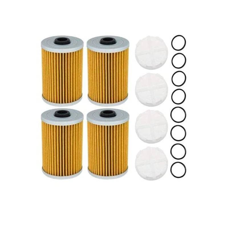 Zyeatary 4 StüCk Kraftstoff Filter Kit für Gen 35-8M0093688, 35-866171A01, 35-892665, 18-7977 von Zyeatary